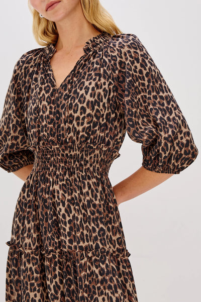 Caterine Dress in Brown Nala