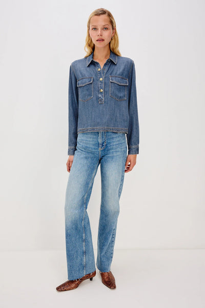 Ports Shirt in Antique Blue
