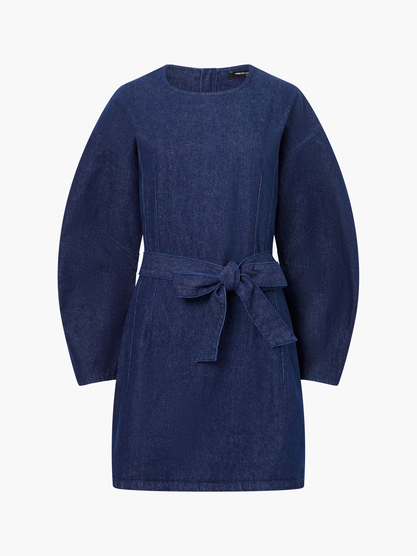 Leighton Denim Banana Sleeve Dress in Dark Indigo