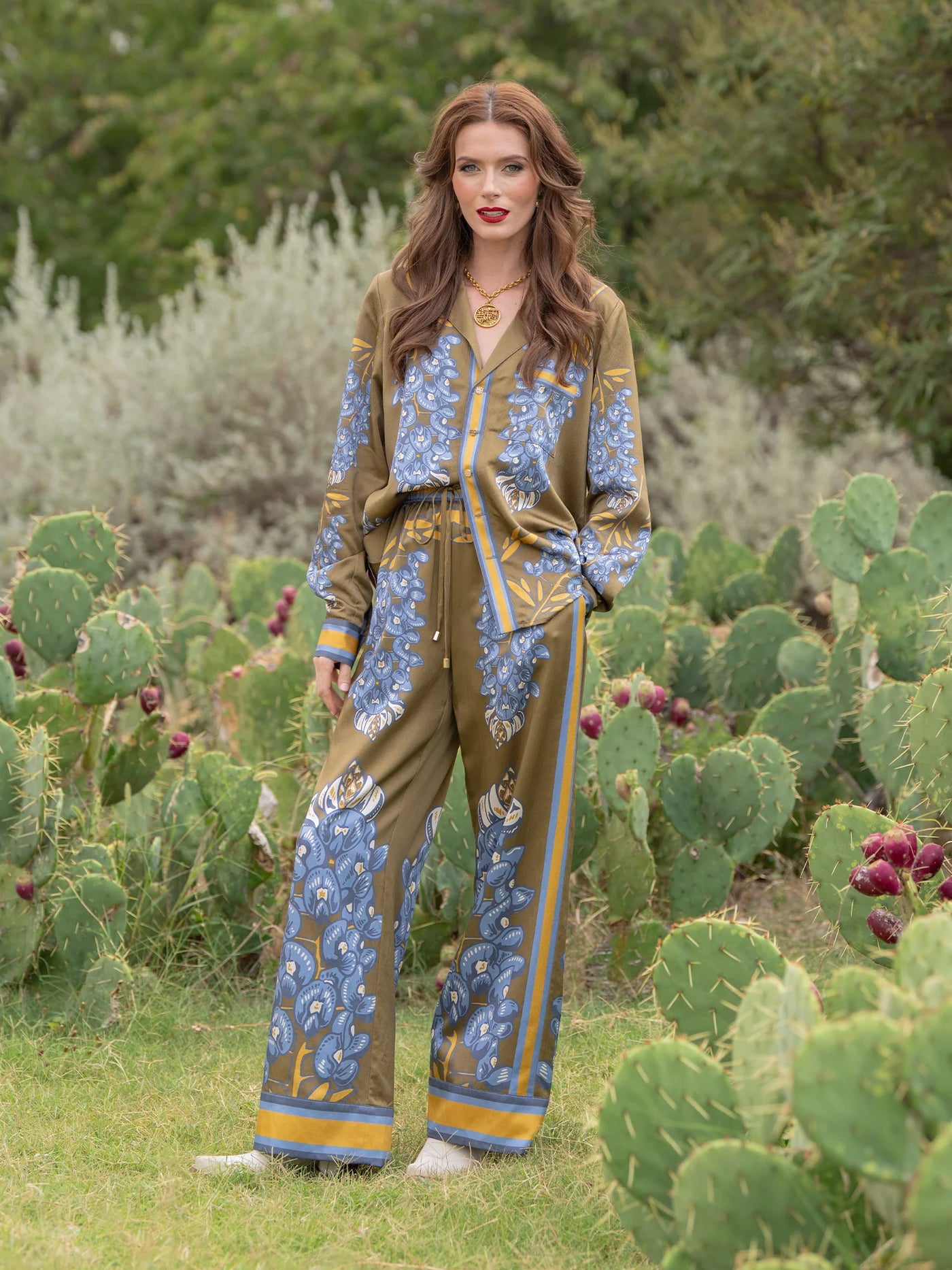 Slumber Pant in Bluebonnet