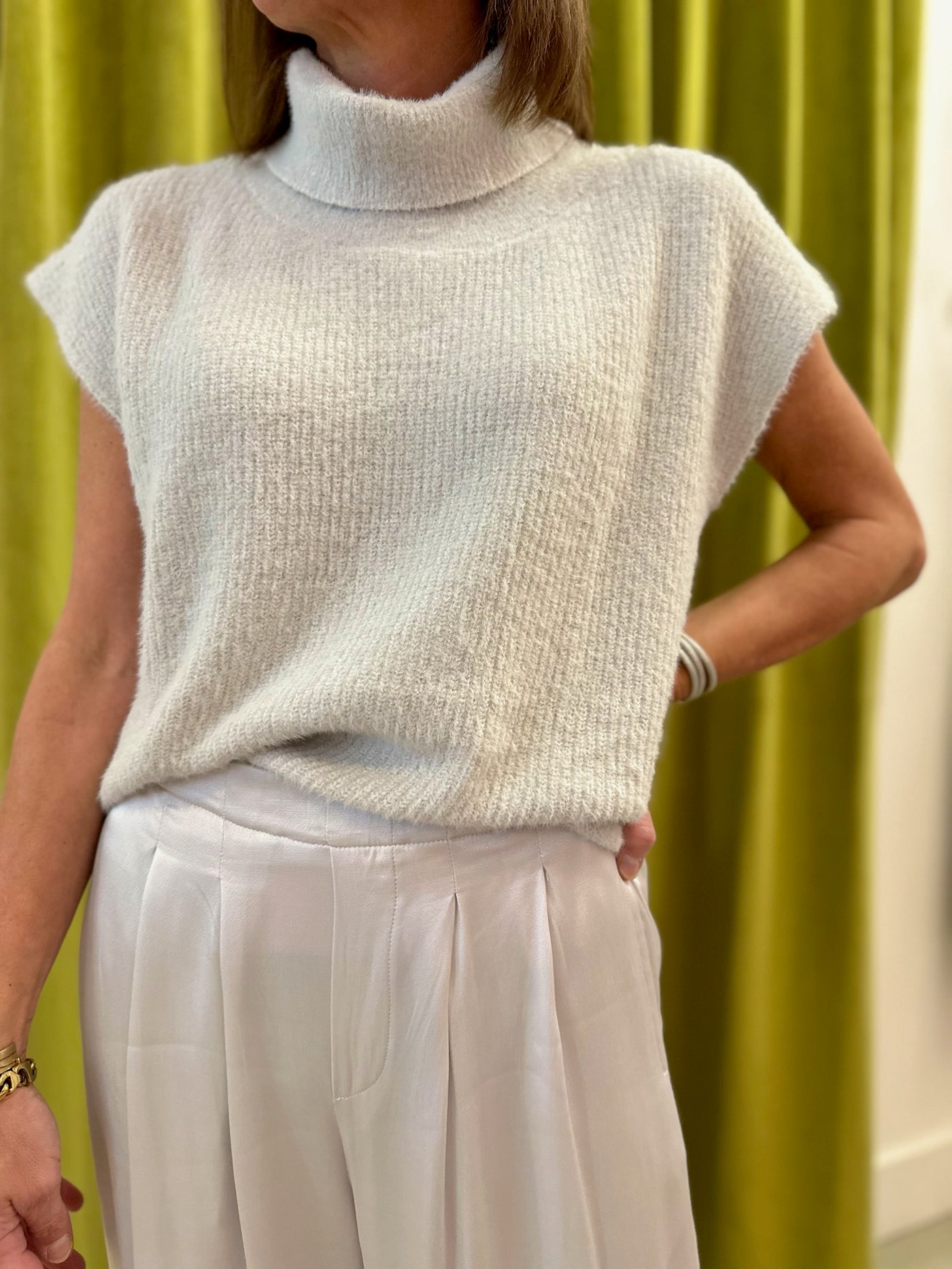 Eileen Pant in Light Grey