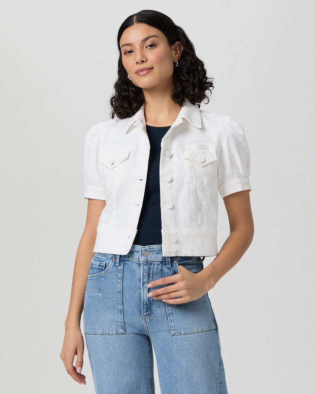 Kendra Jacket in Crisp White