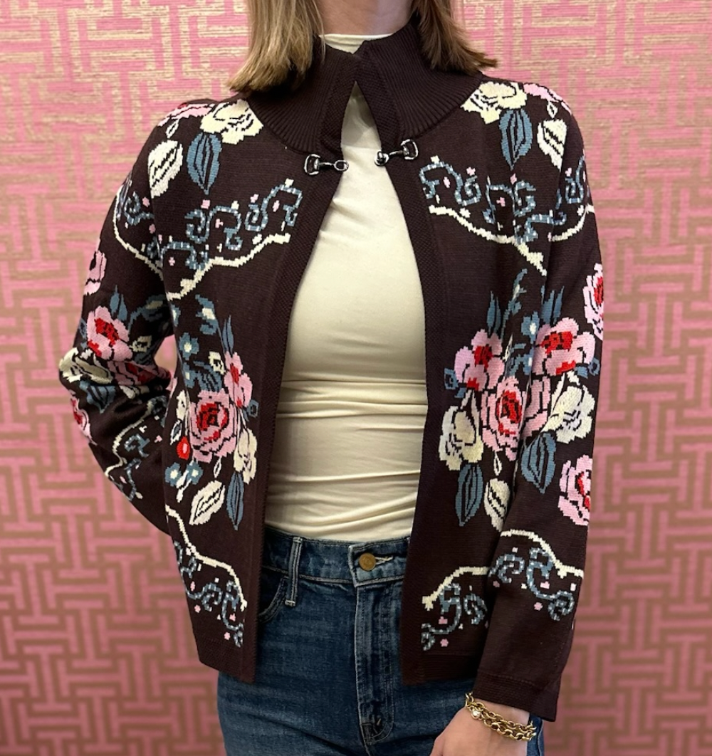 Amber Sweater in Brown Multi