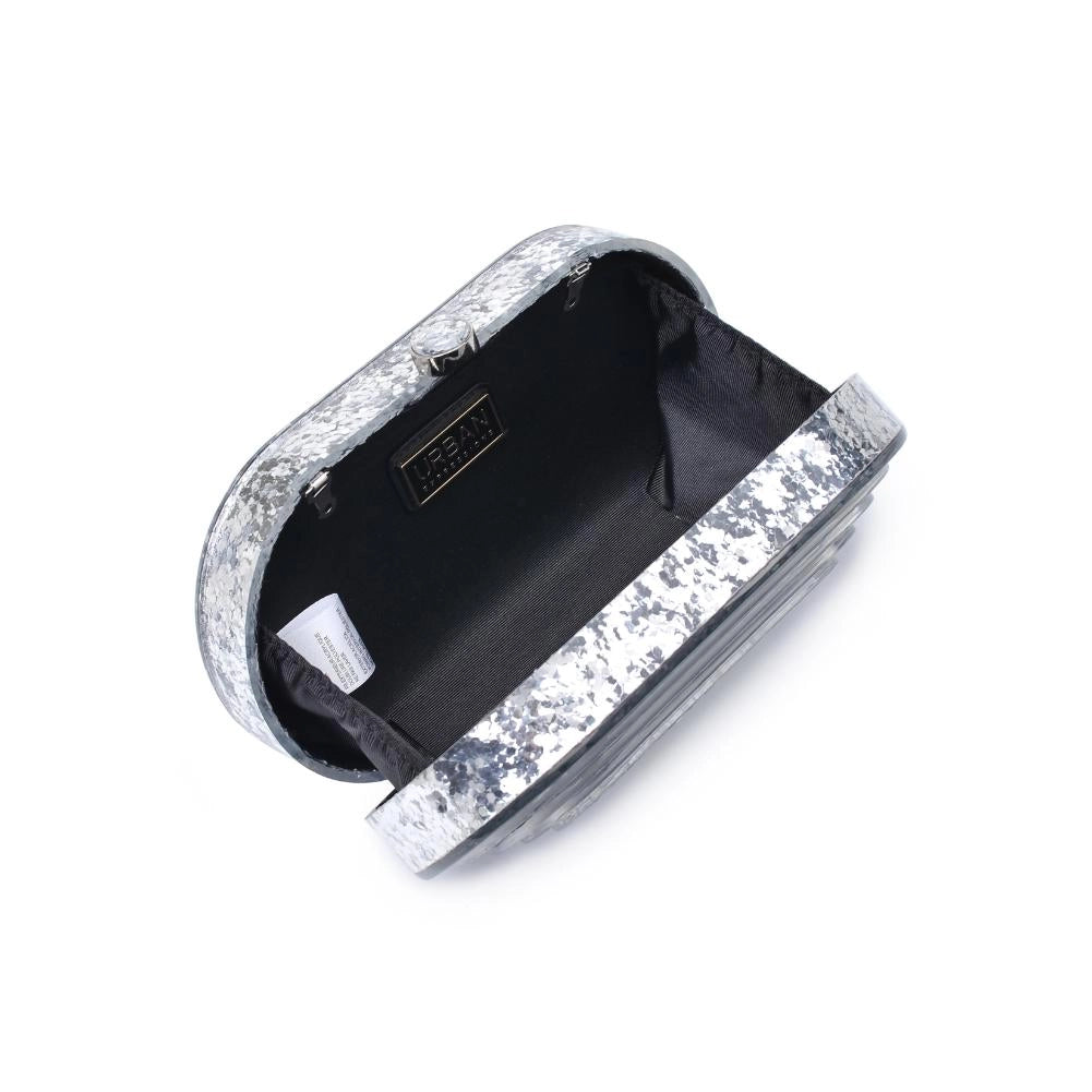 Jimberly Acrylic Evening Bag in Silver