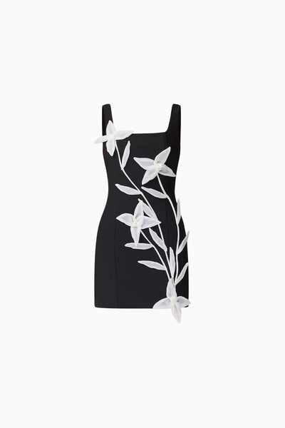 Ilaria Party Mini Dress in Black