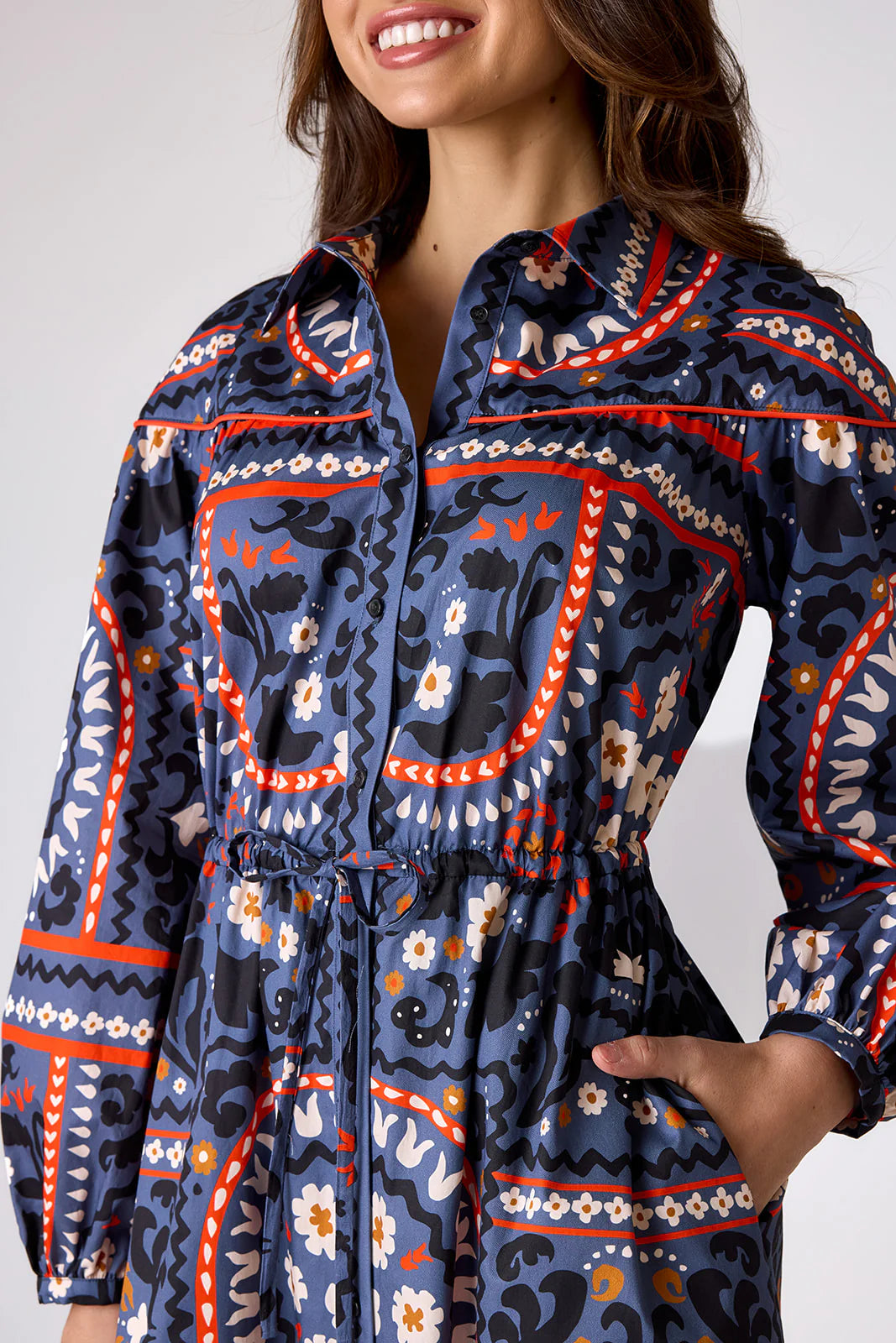 Lucille Dress in Western Craft