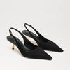 Bianka Gilded Slingback Pump in Black Brahma Hair