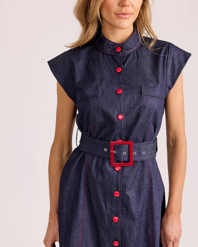 Suzie Dress in Ink Blue