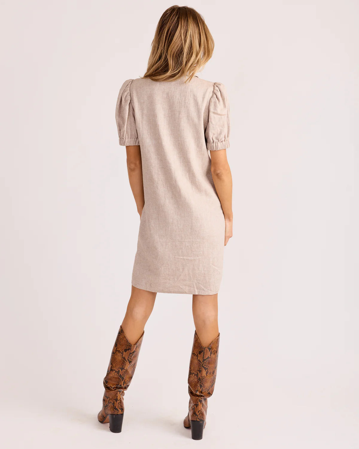 Celine Dress in Chalk