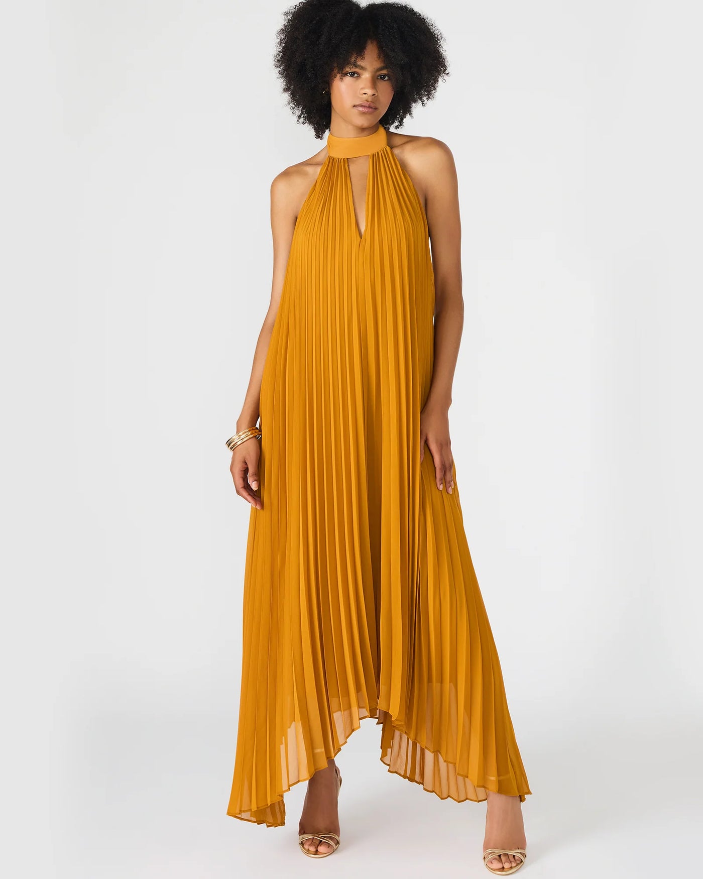 Maraya Dress in Tuscan Gold