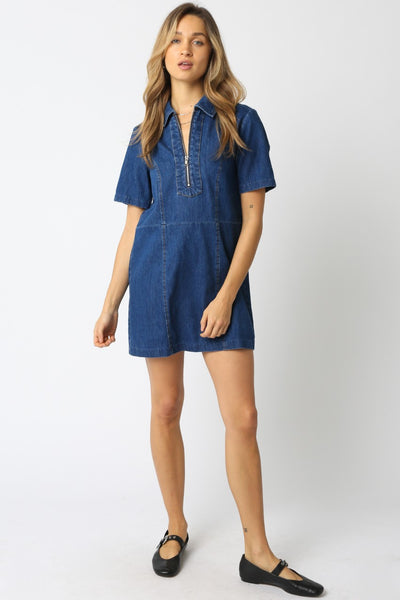 Lydia Denim Dress in Denim