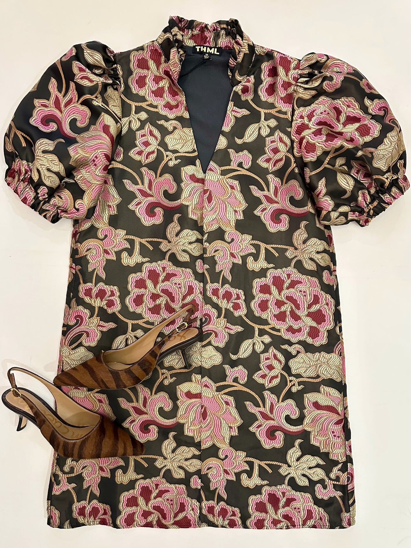 Celine Dress in Floral Multi