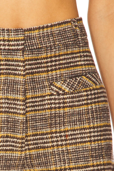 Billie Micro Short in Plaid