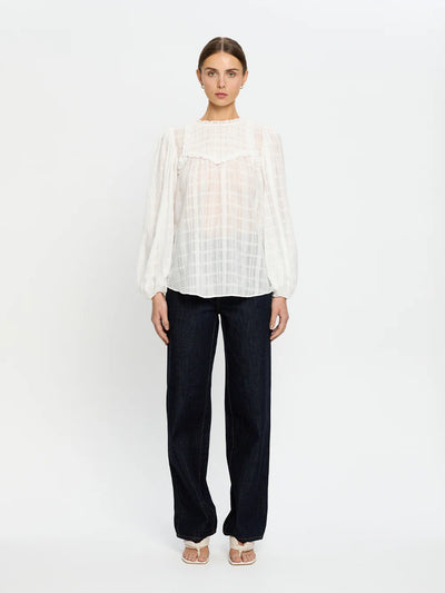 Paige Blouse in Ivory