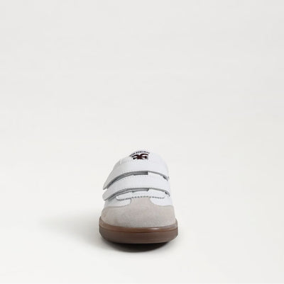 Talia Velcro Sneaker in Black/Bright White