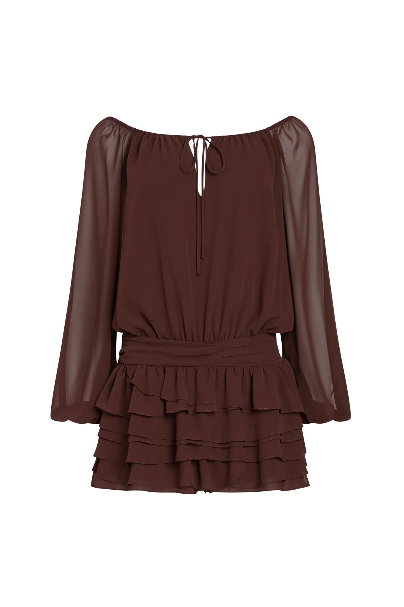 Dallas Skort Romper in Cocoa