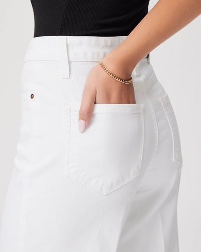 Anessa Wide Leg Jean in Crisp White