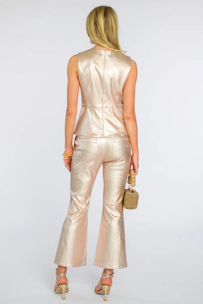 Roxy Jeans in Metallic Denim