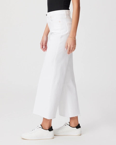 Anessa Wide Leg Jean in Crisp White