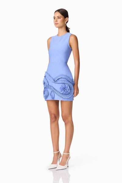Sonya Mini Dress in Cornflower