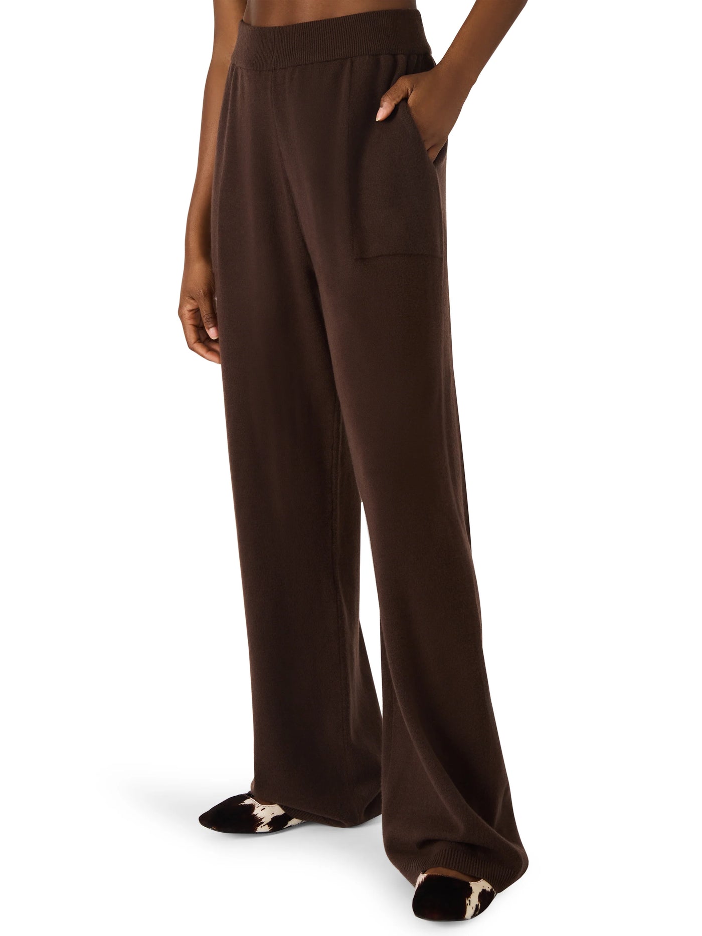 Kori Sweater Pant in Dark Espresso