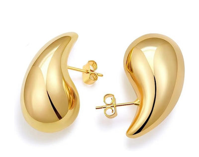 Elia Raindrop Earring 30mm in Gold