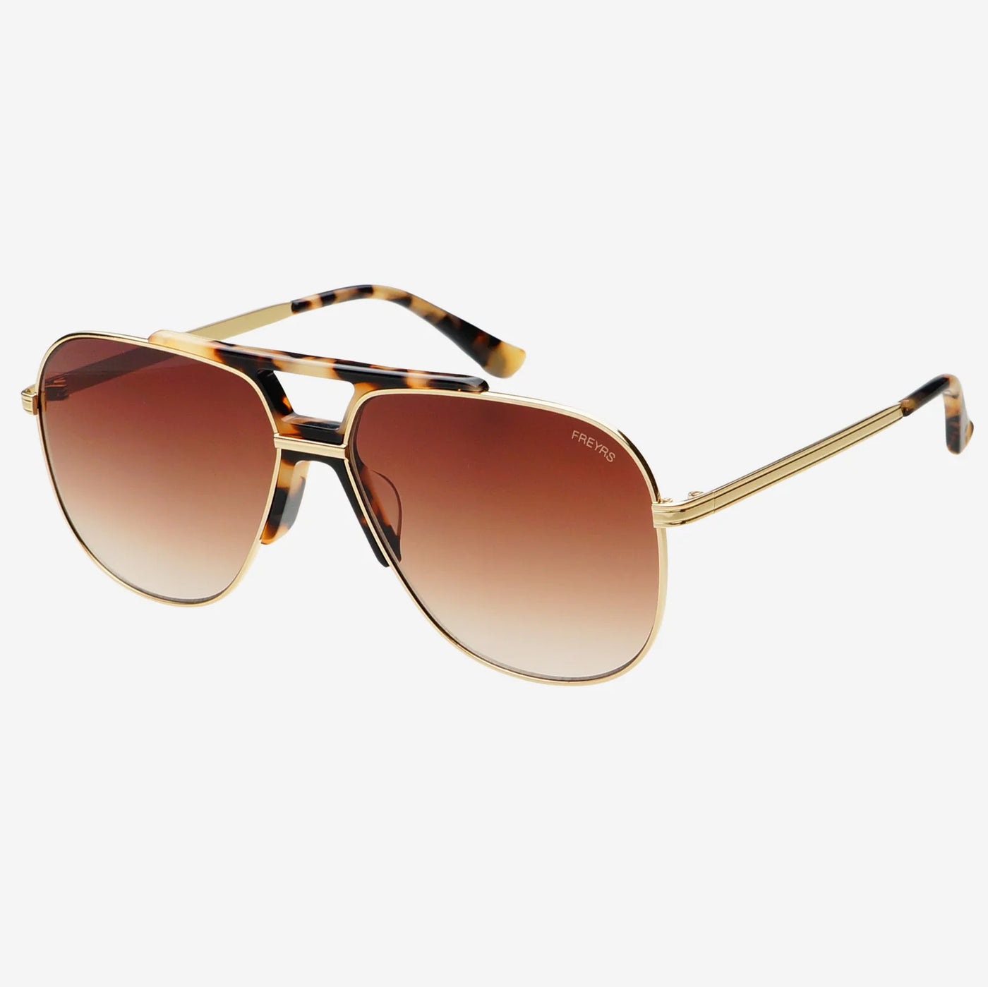 Logan Sunglasses in Brown Tortoise