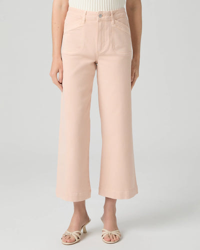 Anessa Wide Leg Jean in Vintage Pink Petal