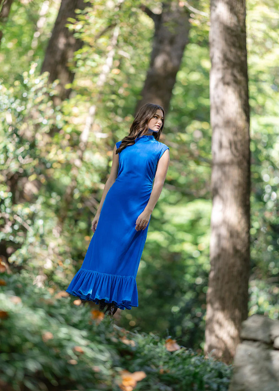 Estelle Dress in Sapphire
