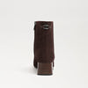 Paige Ankle Boot in Cafe Noir Brown Suede