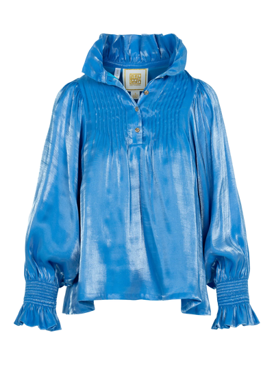 Charlotte Top in Sapphire