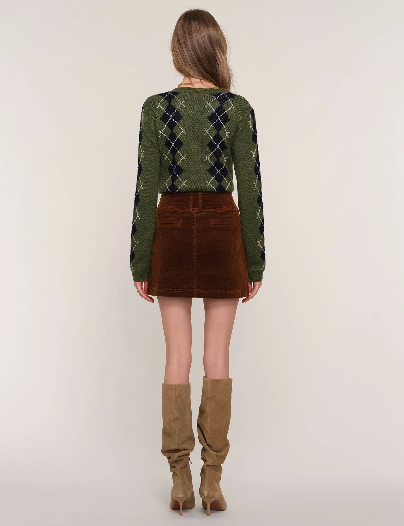 Elaine Skirt in Saddle