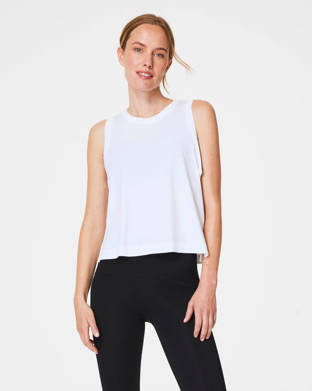 Supernaturals Flow Crew Tank in Vivid White