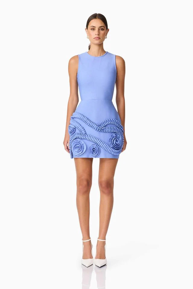 Sonya Mini Dress in Cornflower