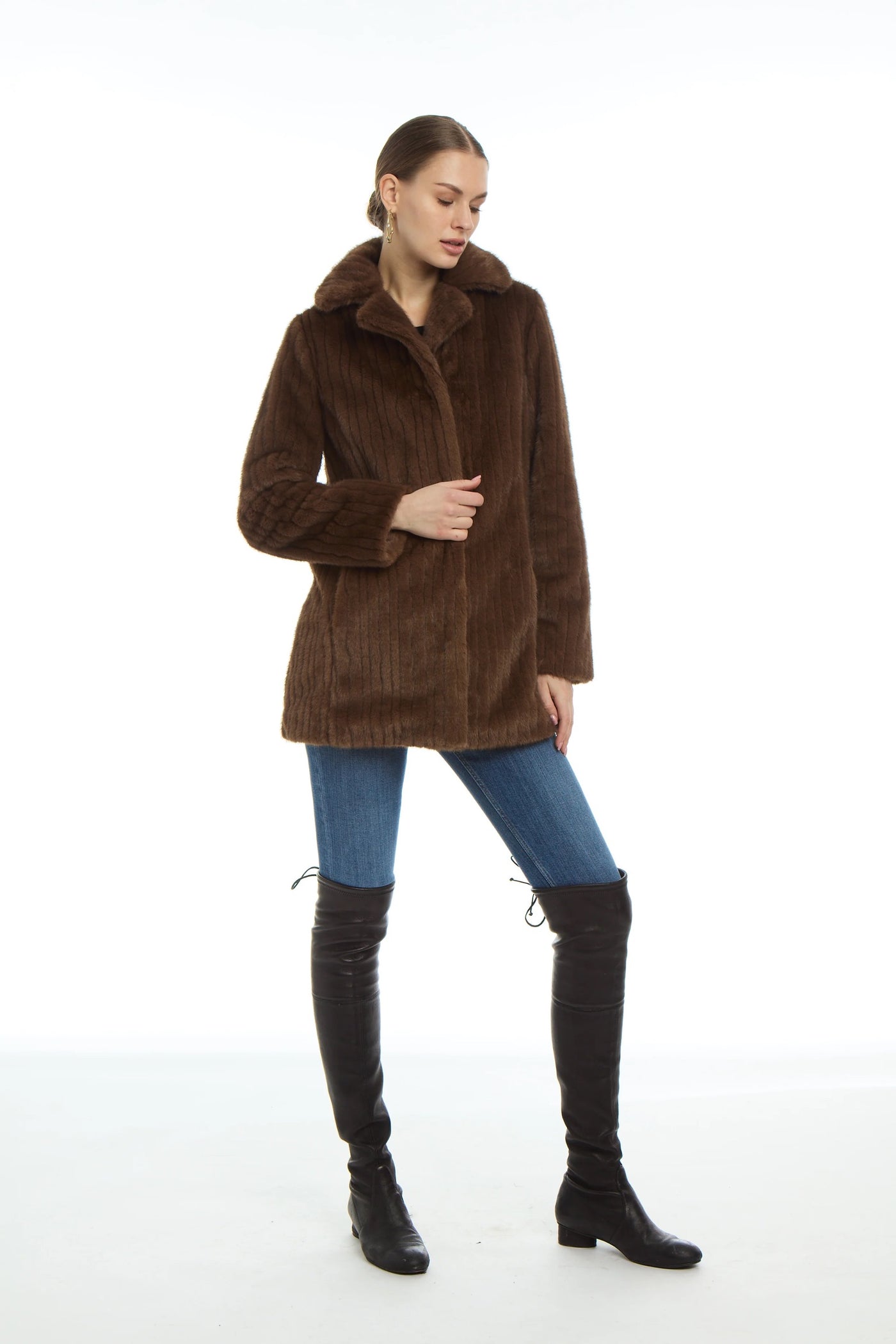 Notch Lux Coat in Sable