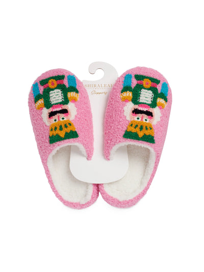 Nutcracker Slippers in Blush