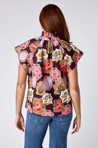 Billie Blouse in Stamp