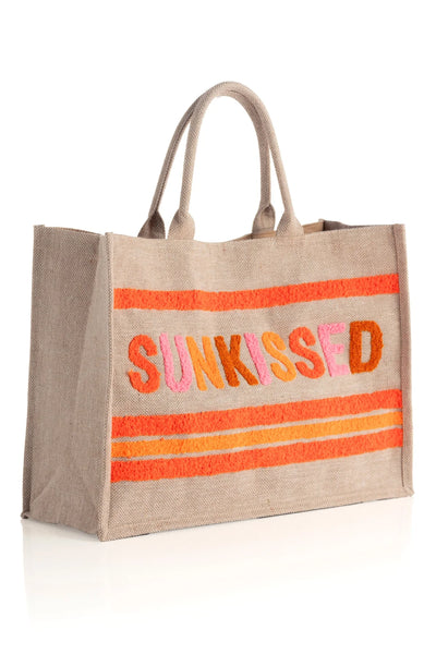 "Sunkissed" Beach Bag in Natural