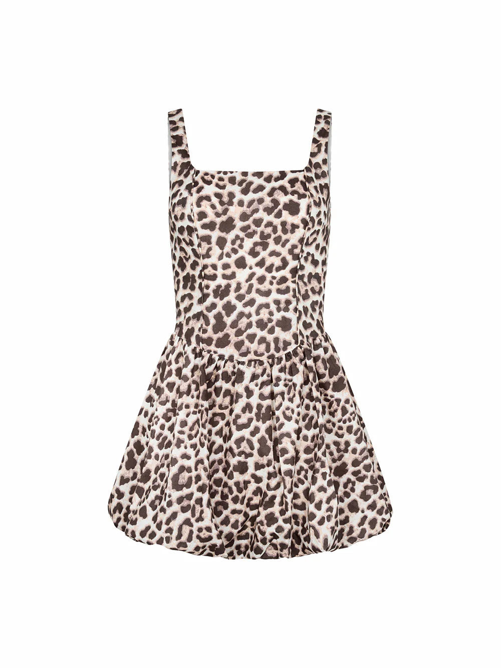 Reese Mini Dress in Leopard