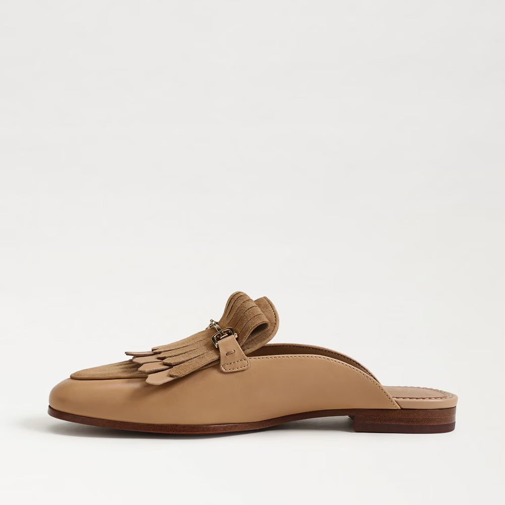 Lainey Bit Mule in French Sand Leather