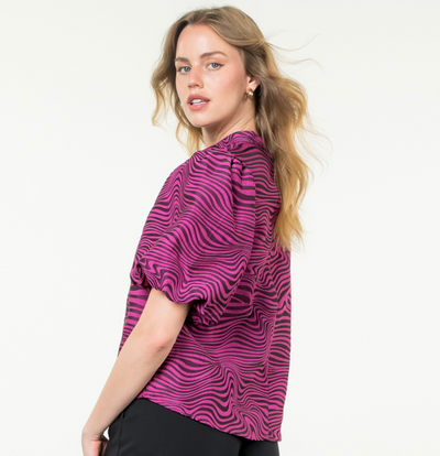 Gini Top in Magenta