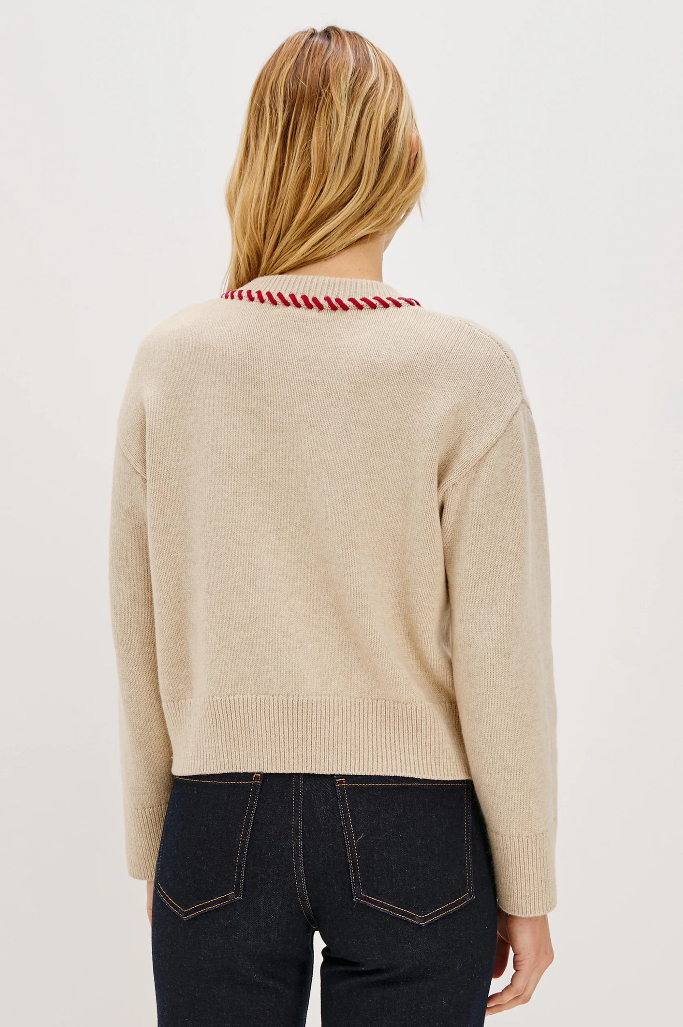 Mavie Cardigan in Carmine Floral