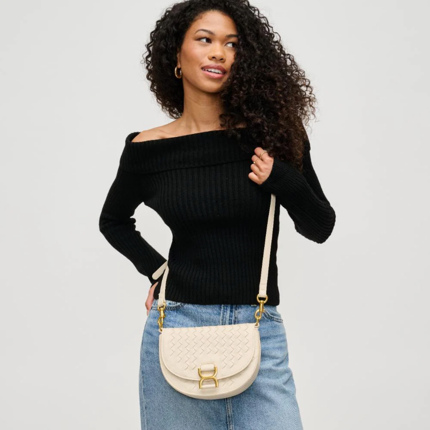 Alise Crossbody in Oatmilk