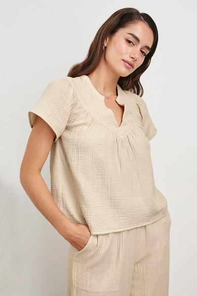 Sayer Shirt in Flax
