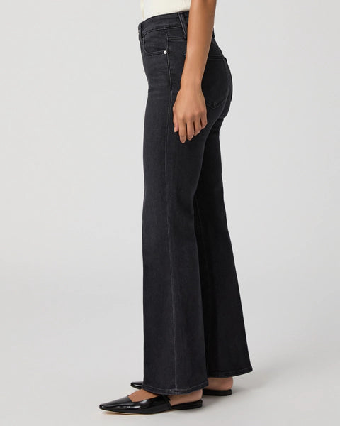 Marlow Skimmer Flare Jean in Ink Black