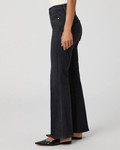 Marlow Skimmer Flare Jean in Ink Black