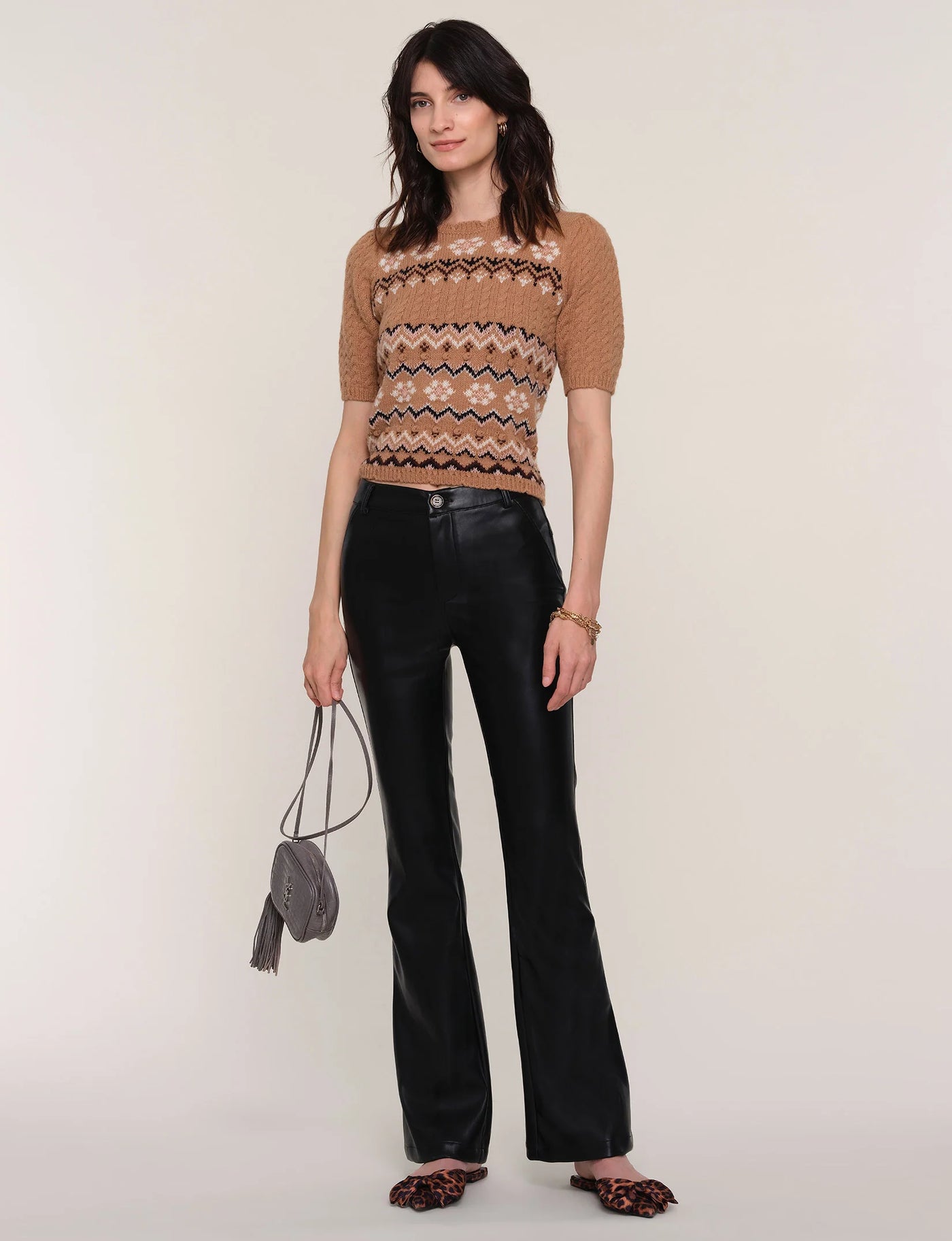 Elisaria Pant in Black