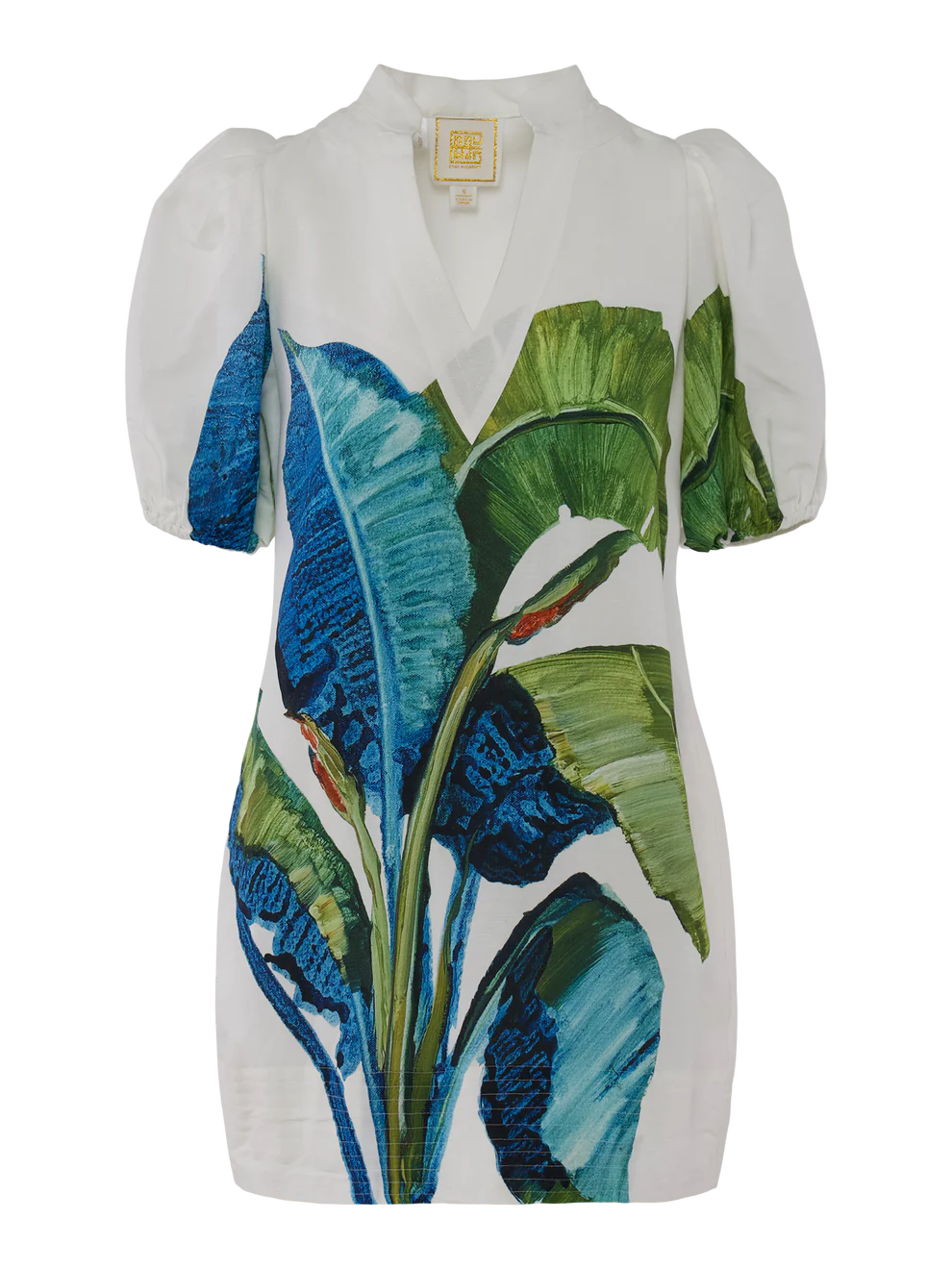 Hampton Mini Dress in Bellamy Leaves