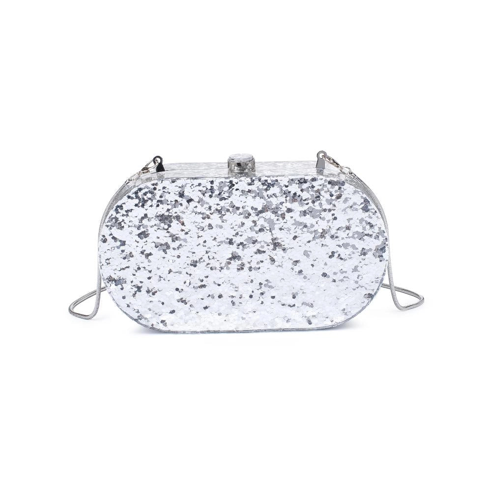 Jimberly Acrylic Evening Bag in Silver