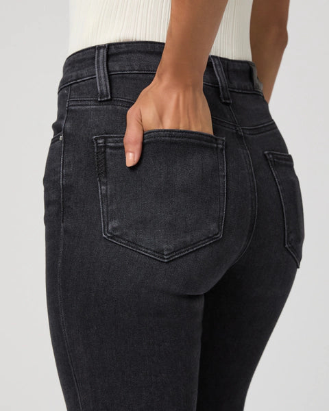 Marlow Skimmer Flare Jean in Ink Black